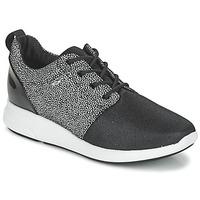 geox ophira a womens shoes trainers in black