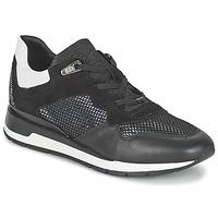 geox shahira b womens shoes trainers in black