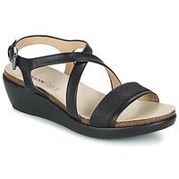 geox d abbie a womens sandals in black