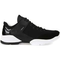 Geox D642NA 08885 Sneakers Women Black women\'s Walking Boots in black