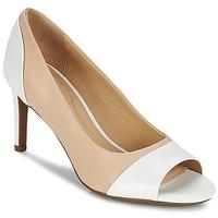 geox audie d womens court shoes in beige