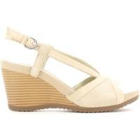 geox d62p3a 0ek21 wedge sandals women womens sandals in beige