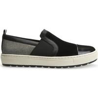 geox d642qa 021ew slip on women black womens slip ons shoes in black