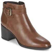 geox glynna b womens low ankle boots in brown