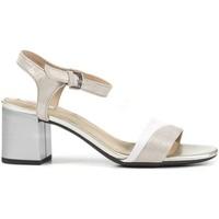 Geox D724XB 0SKBC High heeled sandals Women Grey women\'s Sandals in grey