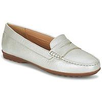 Geox D ELIDIA women\'s Loafers / Casual Shoes in Silver