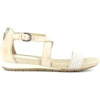 geox d5293c 000cl sandals women beige womens sandals in beige