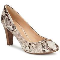 geox marieclaire poma womens court shoes in beige