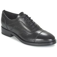 geox brogue g womens smart formal shoes in black