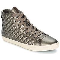 Geox NEW CLUB A women\'s Shoes (High-top Trainers) in gold