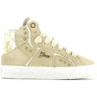 geox j52f4b 077ds sneakers kid womens shoes high top trainers in gold