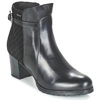 geox lise abx a womens low ankle boots in black