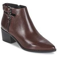 geox lia b womens low ankle boots in brown