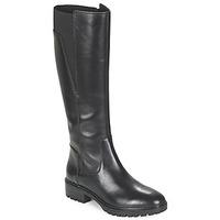 geox peaceful d womens high boots in black