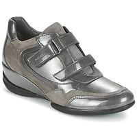 geox persefone womens shoes trainers in grey