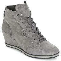 Geox ILLUSION women\'s Shoes (High-top Trainers) in grey