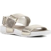 geox d725pa 000bl sandals women gold womens sandals in gold