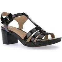 geox d7273c 000hh high heeled sandals women black womens sandals in bl ...