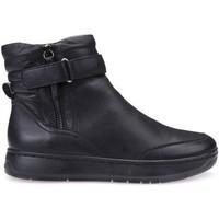 Geox D540PC 00043 Sneakers Women Black women\'s Walking Boots in black