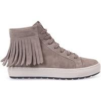 geox d642qk 00022 sneakers women beige womens shoes high top trainers  ...