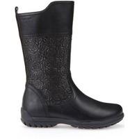 geox j6415g 0bclu boots kid womens high boots in black