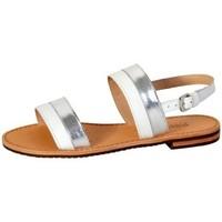 geox sandale sozy d722cf white silver womens sandals in white