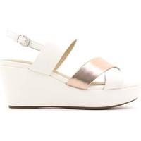 geox d62n9c 043bn wedge sandals women bianco womens sandals in white