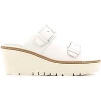 geox d621xc 00043 wedge sandals women bianco womens clogs shoes in whi ...