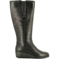 geox d44y3a 00043 boots women womens high boots in black