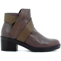 geox d541la 043al ankle boots women brown womens mid boots in brown