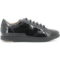 geox d44h5b 00067 sneakers women black womens casual shoes in black