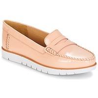 geox d kookean f vern womens loafers casual shoes in beige