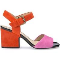 geox d724ub 00021 high heeled sandals women arancio womens sandals in  ...