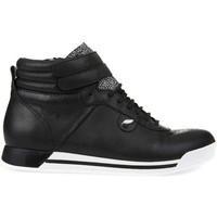 Geox D724MB 00085 Sneakers Women Black women\'s Walking Boots in black