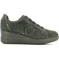 geox d5430a 021nf sneakers women womens shoes trainers in grey
