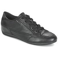geox new moena womens shoes trainers in black