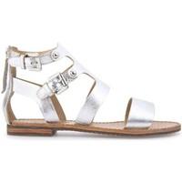 geox d722cg 000ky sandals women silver womens sandals in silver