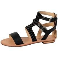 geox sandale sozy d722cg black womens sandals in black