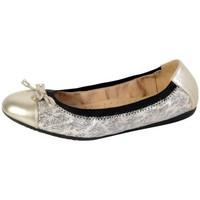 Geox Ballerine Lola D643DC 007NF C2U2L Platinium lt Gold women\'s Shoes (Pumps / Ballerinas) in grey