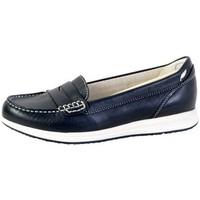 Geox Shoes Avery Navy D62H5C 00085 C4064 women\'s Loafers / Casual Shoes in black