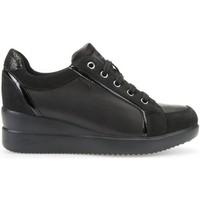 Geox D6430A 02285 Sneakers Women Black women\'s Shoes (Trainers) in black