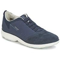 geox nebula c womens shoes trainers in blue
