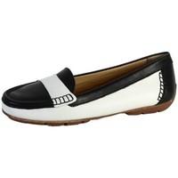 geox shoess italy whiteblack womens loafers casual shoes in multicolou ...