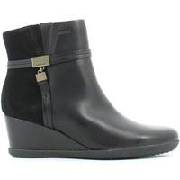 Geox D5479B 04323 Ankle boots Women women\'s Mid Boots in black