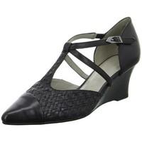 gerry weber affi 01 womens court shoes in black