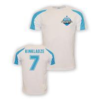 georgi kinkladze man city sports training jersey white