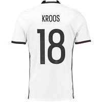 Germany Home Shirt 2016 - Kids with Kroos 8 printing, White