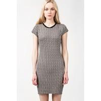 GEO PRINT BODYCON DRESS