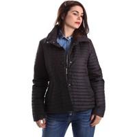 geox w6420p t2163 down jacket women womens coat in black