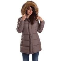 geox w6428d t0407 down jacket women womens coat in beige